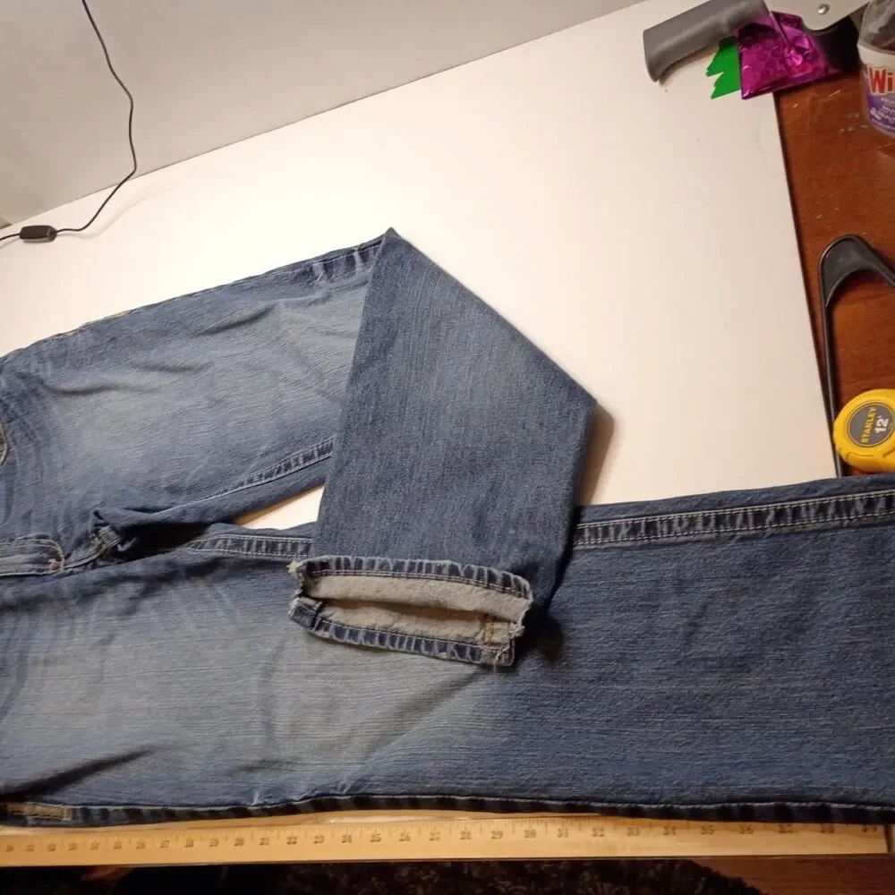 Ariat Men's Blue and Navy Jeans